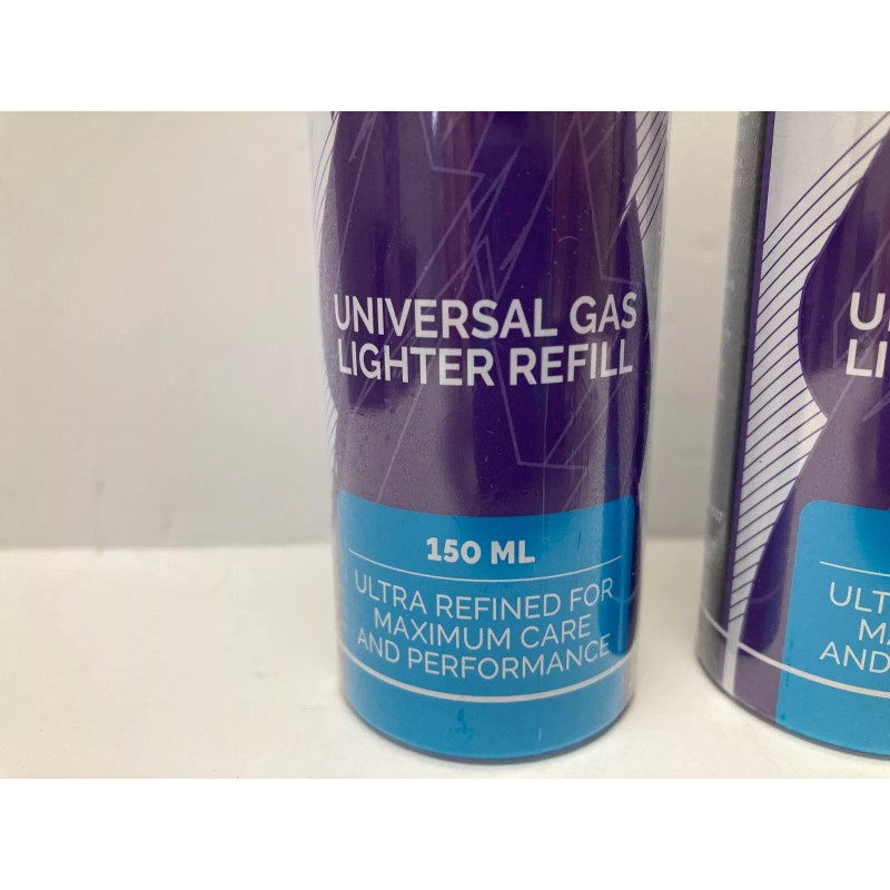Peaks Butane Fuel Refill for Torch Lighter 150ml, 3 Pack