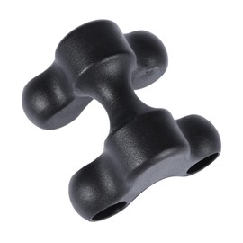 COLLBATH Cervical Spine Massager Tool for Deep Tissue Relief Portable Multi-functional Back and Neck Massager for Muscle Tension Release Black