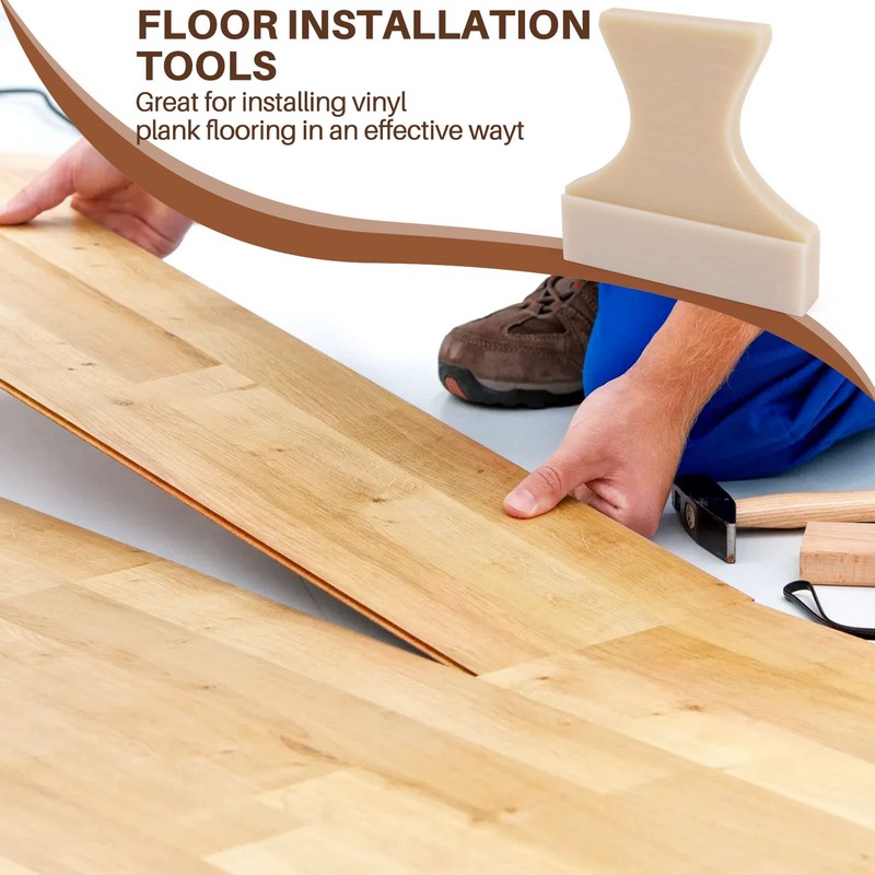 Tapping Block for Vinyl Plank Laminate and Wood Flooring Installation