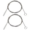 GDOMI 2PCS Long Drain Brush Flexible Feeding Tube Brush Slim