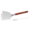 Teppanyaki Stainless Steel Spatula for Hamburger, Spatula, Scraper, Pancake, Kitchen,