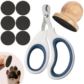 Hubaltuye Dog Nail File, Manual Dog Nail Filer, Nail File for Dogs, 8 Pcs Portable Dog Nail File Board Set, Professional Pet Nail Grooming Kit with Comfortable Grip for All Dogs