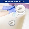 6 Pieces Drain Stopper, Bathroom Sink Stopper, Bathtub Drain Plug