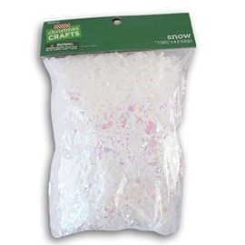 Shimmering Faux Snow for Christmas Villages, Dioramas, Manger Scenes, and More - 1.5 Oz Bag