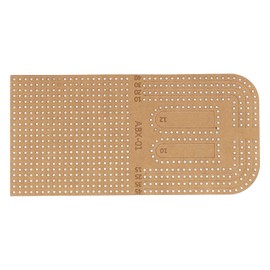 Acrylic Template Slide Rule Ruler Stencil Tool Transparent Cutting Hole Ruler Fillet Zipper Slot Chopping Ruler Cut Hole Leather Leatherette Paint Stencil Rulers