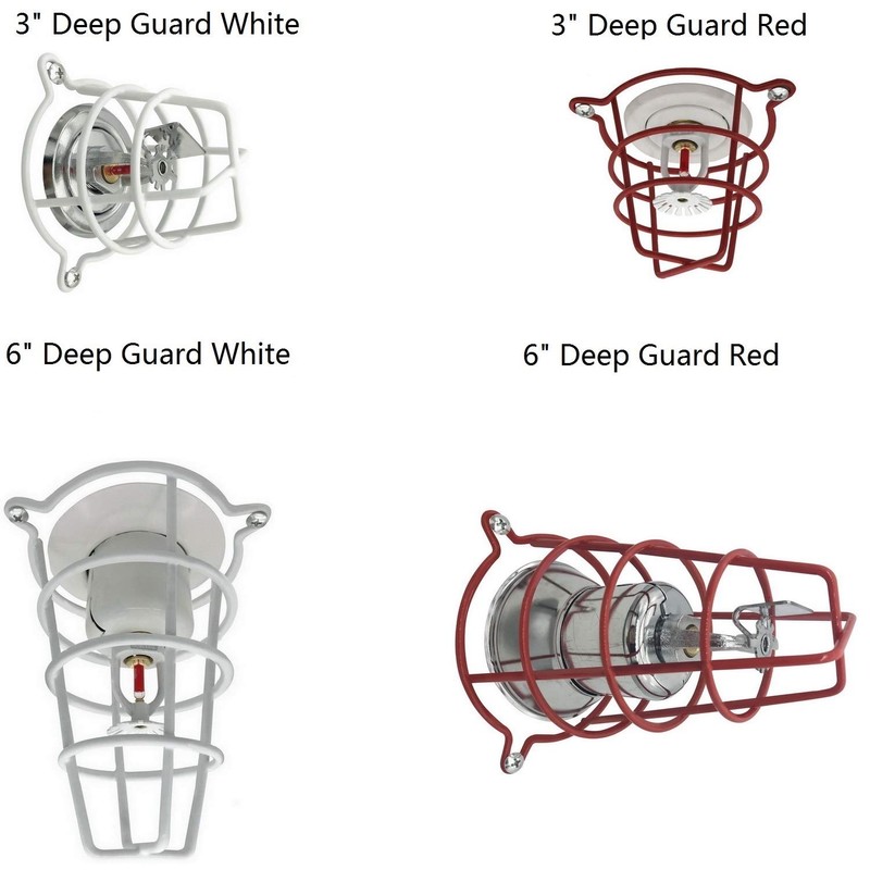 Happy Tree (6 Pack) Fire Sprinkler Head Guard Cover Cage
