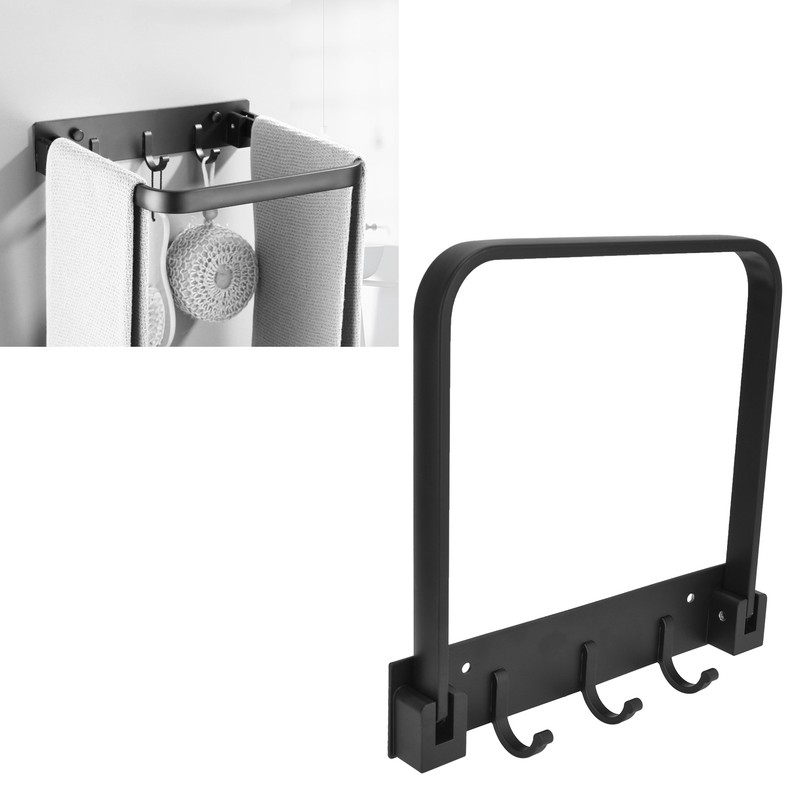 Foldable Telescopic Bathroom Household Wall Shelf Hook Multifunctional Storage Washbasin