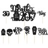 Paquete de 25 decoraciones para tartas de Death to My