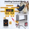 PAUQRWIE 1.5 Gallon Heated Chicken Waterer Automatic Chicken Water Heater