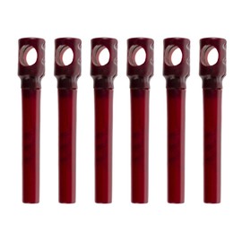 Plastic Portable Pocket Glass Wine Bottle Opener for Camping - Pack of 6 - Simply Vertical Corkscrew for Travel - Easy Cork Screw