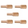 Mini Wooden Spoons, 5PCS Mini Bath Salt Spoon, Wooden Scoops