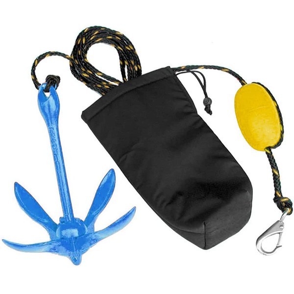 XIALUO Marine Kayak Anchor Kits 3.5 lb Folding Anchor Accessories