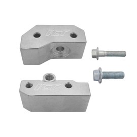 ICT Billet LS Gen III Knock Sensor Relocation Brackets Billet Aluminum Compatible with GM LS Gen 3 Engines LS1 LM7 LR4 LQ4 LS6 L59 LQ9 LM4 551216-KN30