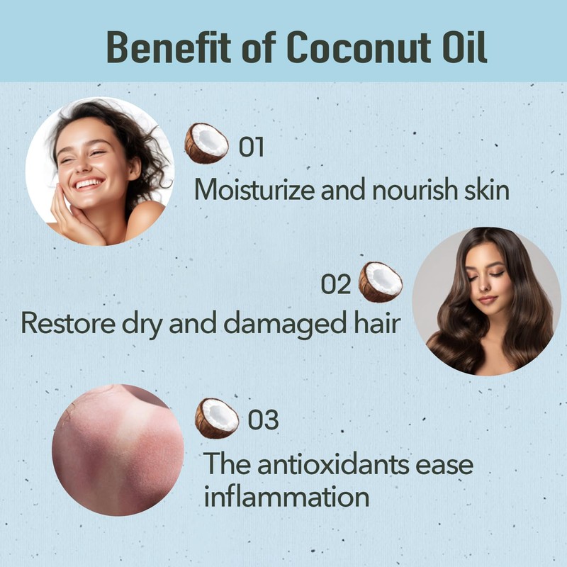 Antillean Coconut Oil 2 oz. Aceite De Coco 2-PACK