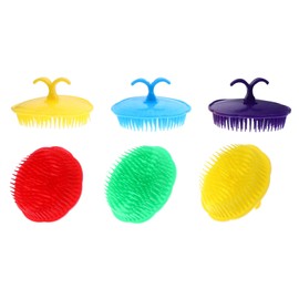 TOVINANNA Sets Hair Brush Scalp Scrubber Anti-itch Hair Combs Portable Travel Grooming Kit Pcs Random