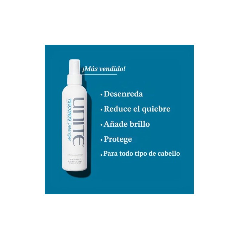 UNITE Hair 7 Seconds Detangler Leave In Conditioner, 8 fl