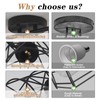 BUXVRCS Adjustable Multi-Directional Black Light Fixtures, Semi Flush Mount Ceiling