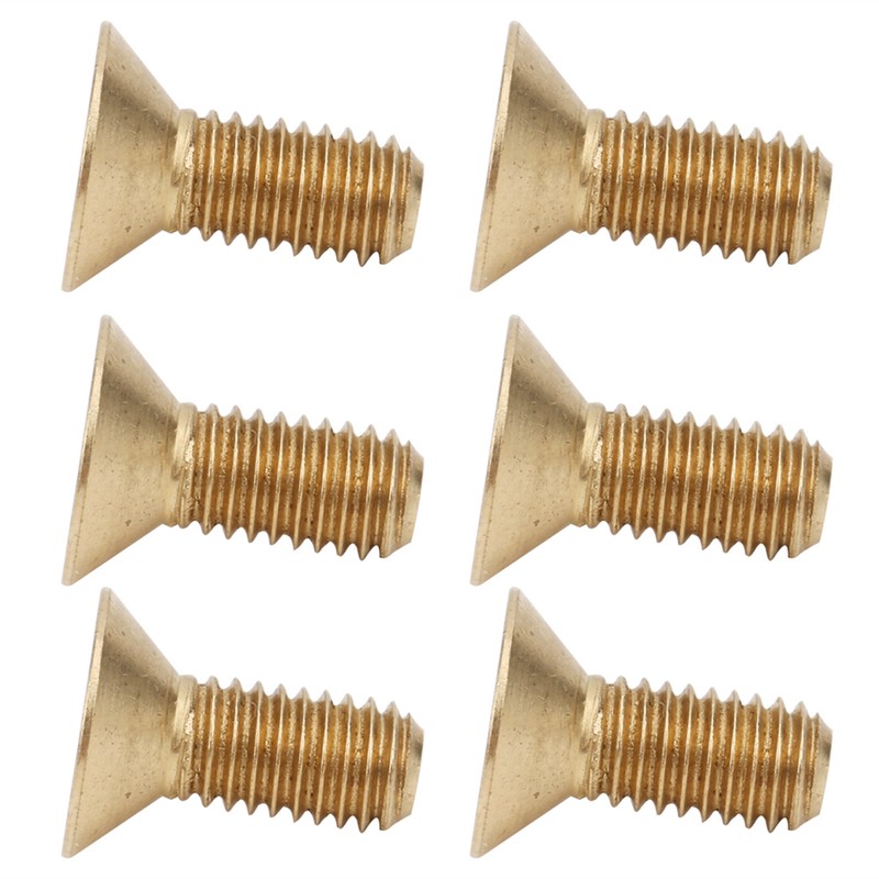 50Pcs Flat Hex Socket Screw M3 Pure Copper Countersunk Head