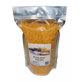 www.bulksaltsbathandbody.com Bath Salts | Orange Ginger Scent | 4 Sizes | Sea Salt | Epsom Salt - 1lb Bag