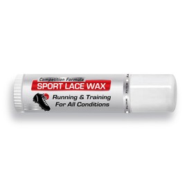 LOCKSTIX Premium Shoelaces Wax Keep Performance Laces Tied & Secure | Sport Lace Wax Enhancing Grip Water-Resistant White for Light Color Shoe Laces, White, 1" X 3.75"