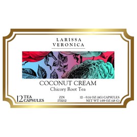 Coconut Cream Chicory Root Tea (Single Serve K-Cup Pods) (12 pods, ZIN: 572212) - 2 Pack
