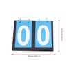 MUNEFE Digit Portable Flip Sports Scoreboard, 2/3/4 Scoreboard, Score Keeper