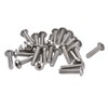 100Pcs Button Head Socket Caps Screws M4 Galvanized Steel for