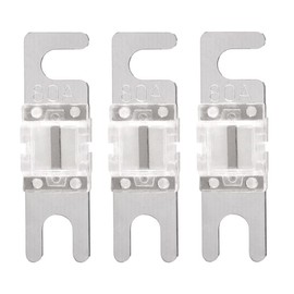 Mini ANL 80 Amp Fuses for Automotive Marine Audio Video System Electronics Fuse 3 Pack (80A)