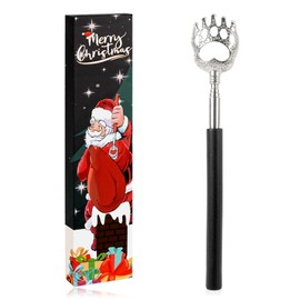 WOVTE Back Scratcher with Christmas Packaging Box, Stocking Stuffers for Men Women Adults, Christmas Gifts for Men Women Dad Mom Husband Wife, White Elephant Gifts for Adults