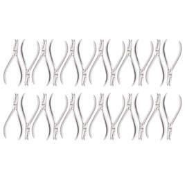 OdontoMed2011 Set of 24 Pieces Orthodontics Adhesive Removing Pliers Adhesive Remover Stainless Steel Ortho Plier Dental Instruments