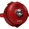 System Sensor PC2RK Ceiling-Mount Outdoor Horn Strobe W/Backbox, 12/24V, Red