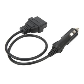 OBD-Stecker-Kabel-Adapter, OBD2-Stecker auf Zigarettenanzünder-Kabel, Notstromversorgung, Speicherspar-Diagnose-Adapterkabel für Alle OBD2-Diagnosewerkzeuge mit 16-poliger Buchse