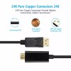 Unbranded 6FT Display Port DP to HDMI Cable Adapter Converter