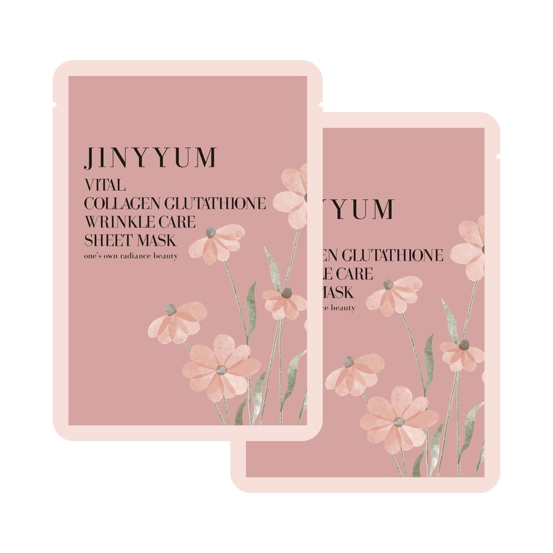 Genieum Vital Collagen Glutathione Wrinkle Care Sheet Mask 25ml, 10