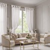 Madison Park Emilia Faux Silk Single Curtain with Privacy Lining,
