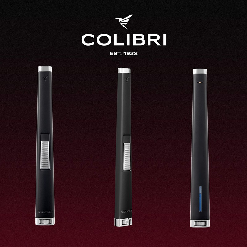 Colibri Aura 10mm Flat Flame Torch Lighter, Multi-Purpose Butane Refillable,