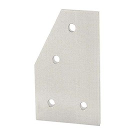 80/20 Inc., 4361, 15 Series 4 Hole 60 Degree Angled Flat Plate (10 Pack)