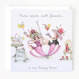 Time spent with friends...is our happy hour! from Berni Parker