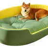 Pet Nest Bed Large Space Soft Comfortable Warm Pet Sleeping
