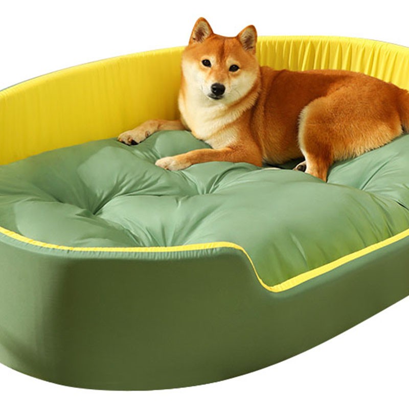 Pet Nest Bed Large Space Soft Comfortable Warm Pet Sleeping
