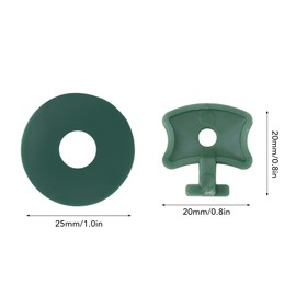 Greenhouse Plastic Clips, 100Pcs Clips Shading Fixing Clips Plastic Clamps for Greenhouse Insulation Bubble Netting Wrap