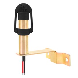 AOHEWEI Beacon-Montagehalterung, flexible DIN-Pol-Metallhalterung mit Draht und Schutzkappe für blinkende rotierende Warnleuchte für Gabelstapler, Traktoren