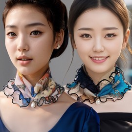 Tuyul Multipurpose Petite All-Season Scarf 1p+1p Mom’s Gift, 1p, TS0313-A Type / 투율 다용도 쁘띠 사계절 스카프 1p+1p 엄마 선물, 1p, TS0313-A타입
