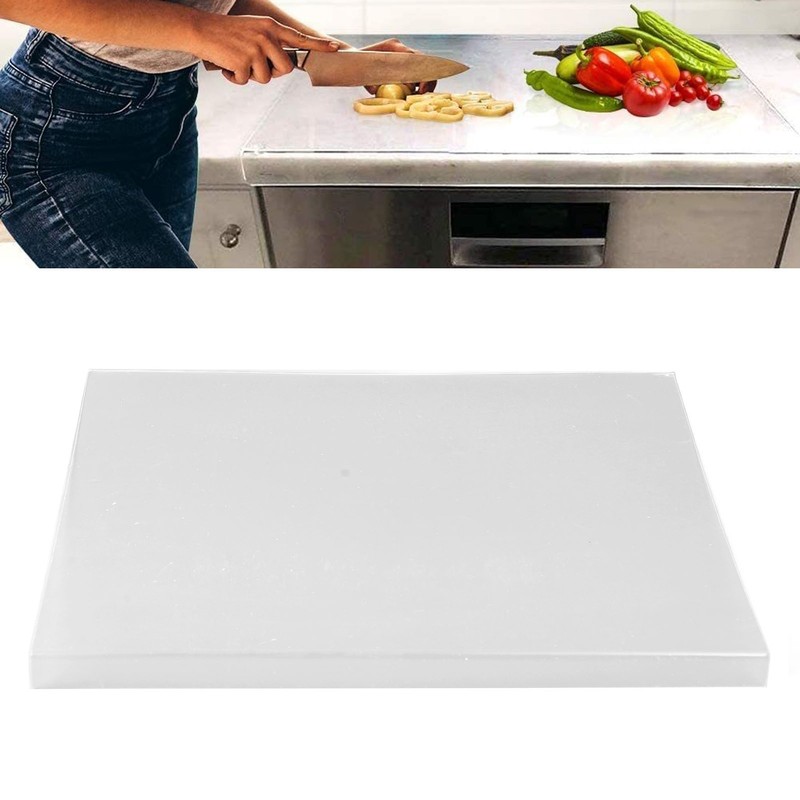 Acrylic Cutting Board Non Slip Lightweight Clear Chopping Board with