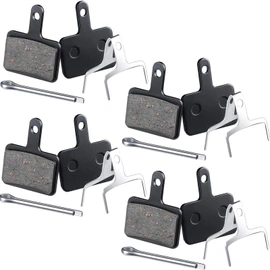 Zonon 4 Pairs Bike Brake Pads Compatible with Trp Tektro Shimano Deore Br-m575 M525 M515 T615 T675 M505 M495 M486 M485 M475 M465 M447 M446 M445 M416 M415 M395(Semi Metallic Pads)