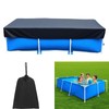 10 x 6Ft Rectangular Pool Cover for Above Ground Pool,