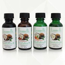 Evanelli Oil Pulling On-the-Go  (1oz glass bottle) - original