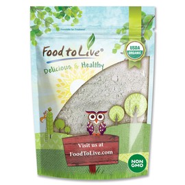 Food to Live Organic Pumpkin Seeds Protein Powder, 8 Ounces – 60% Protein, Non-GMO, Non-Irradiated, Pure Flour, Kosher, Vegan Superfood, Bulk, Great for Baking, Drinks and Smoothies