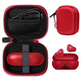 CaseSack Case for Beats Solo Buds - Wireless Bluetooth Earbuds (Red)