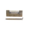 MY MIRONEY 2.95" Vintage Carved Fish Horizontal Padlock Chinese Antique